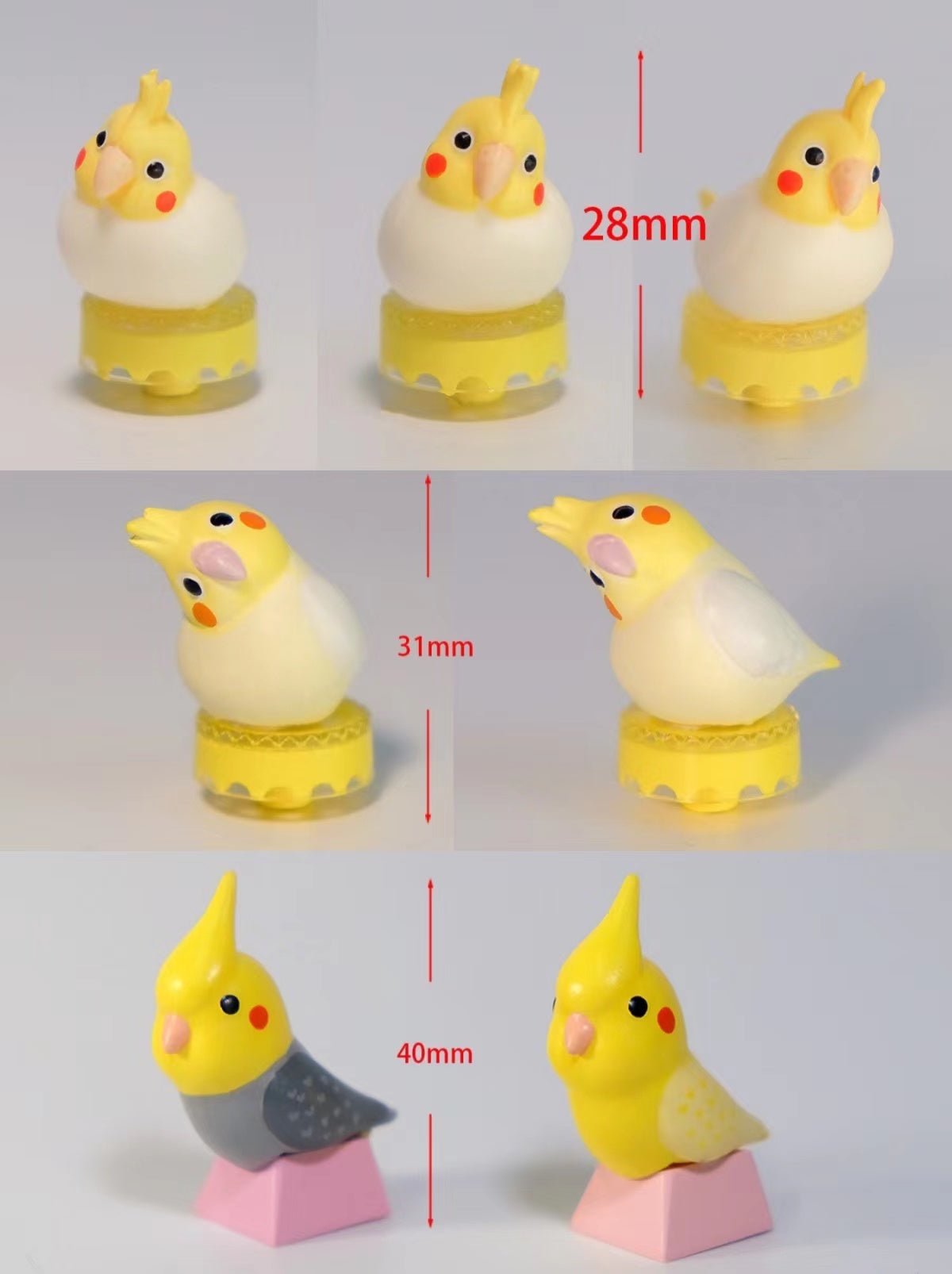 Artisan Animal Parrot Bird Keycaps Coolest Keycaps Gifts